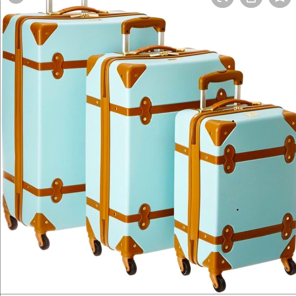 Diane Von Furstenburg 3 pc luggage set
